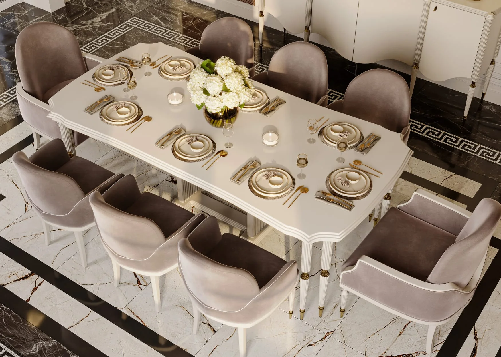 Monaco Yemek Odası Takımı — 6